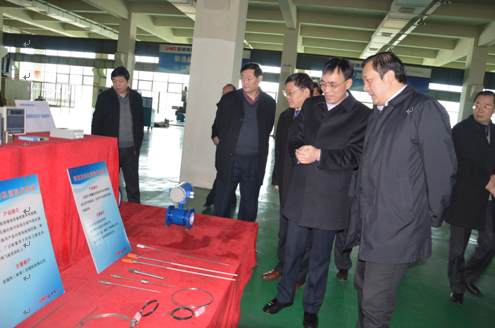 滁州市委常委、市紀(jì)委書記李玉平等一行來(lái)藍(lán)德集團(tuán)考察調(diào)研